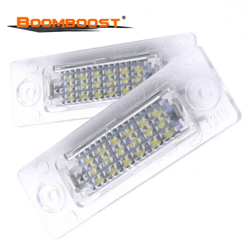 12V 6000K 2szt 18 LED do Volkswagen Passat B5 do Volkswagen/Skoda/Superb 1/ Caddy/Jetta/Golf Oświetlenie tablicy rejestracyjnej
