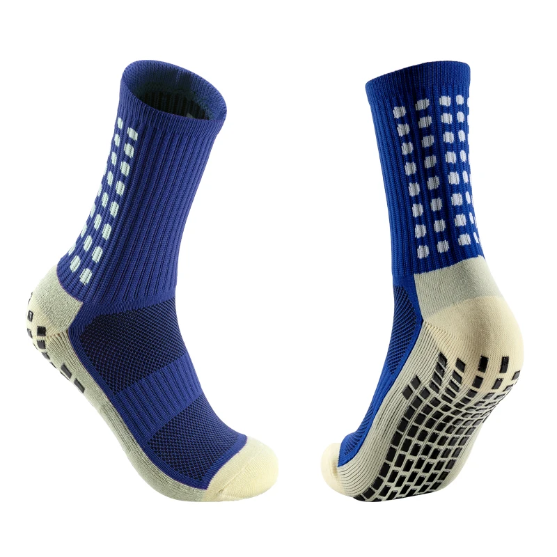 New Sports Anti Slip Soccer Socks Cotton Football Men Grip Socks anti-slip football socks soccer socks Compression