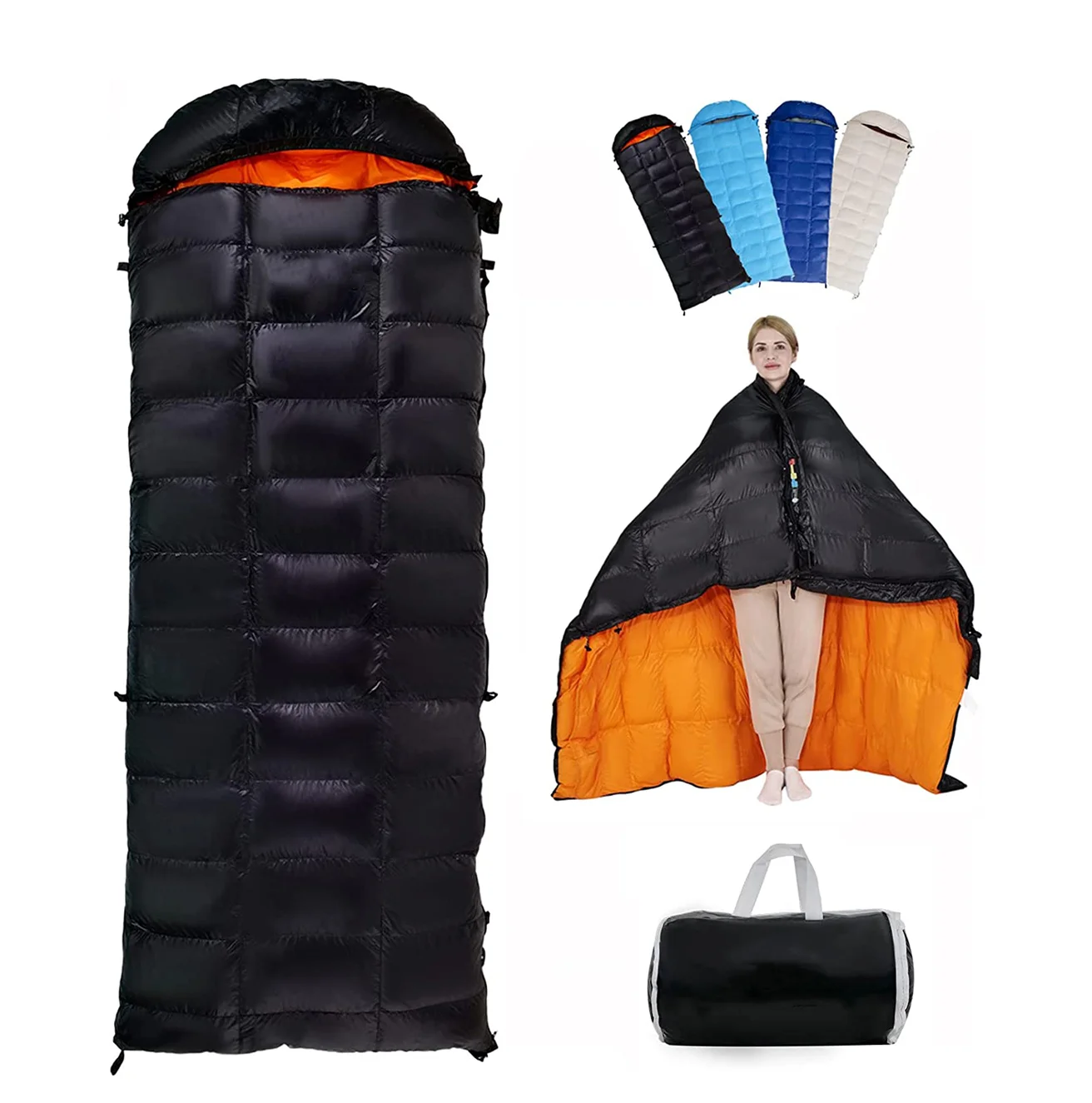 New factory outdoor lightweight suit customized logo homeless sleeping bag camping blanket