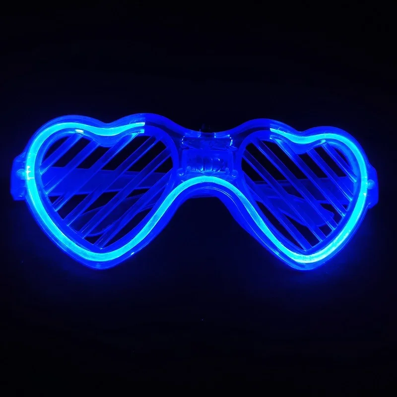 

20pcs LED Adult Children Luminous Glasses Blinds Vacations Party Supplies Toys Bar Eyeglasses Christmas Decoration