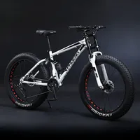 Factory customization 26inch fat bike full suspension mountain bike fatbike tyre sport cycle bicicleta boys full suspension