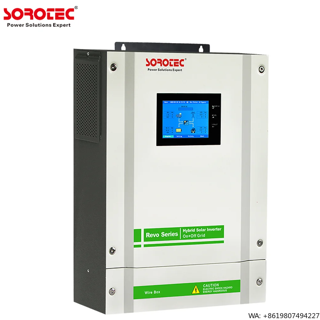 

Touch Screen Hybrid On/Off Gird Solar Inverter 3-5.5kW Built-in with Battery Optional