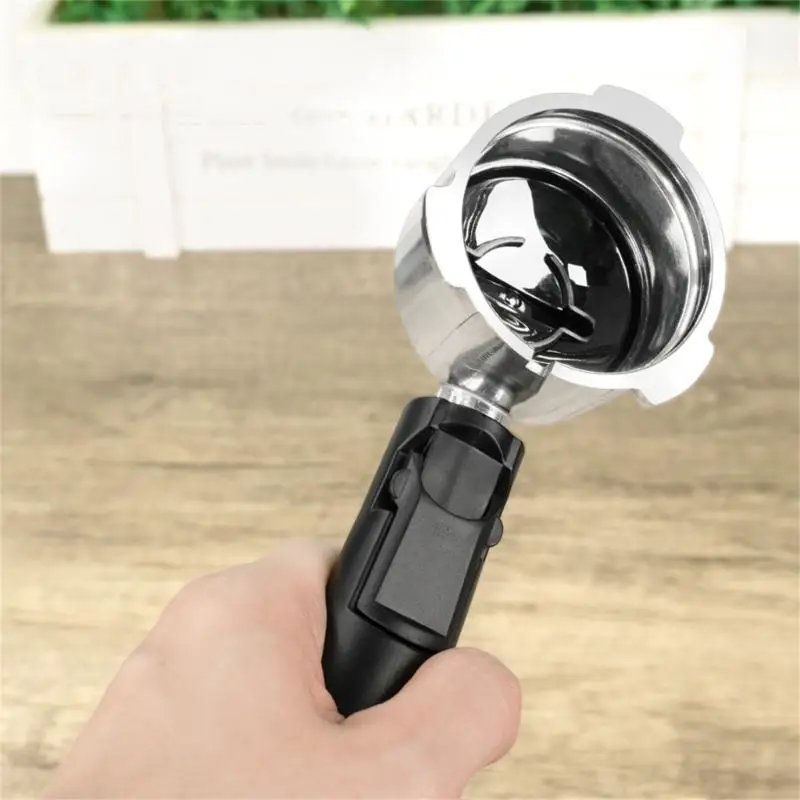 918D Efficient 51mm Espresso Machine Handle 3 Ear Coffee Filter Basket with Bottom