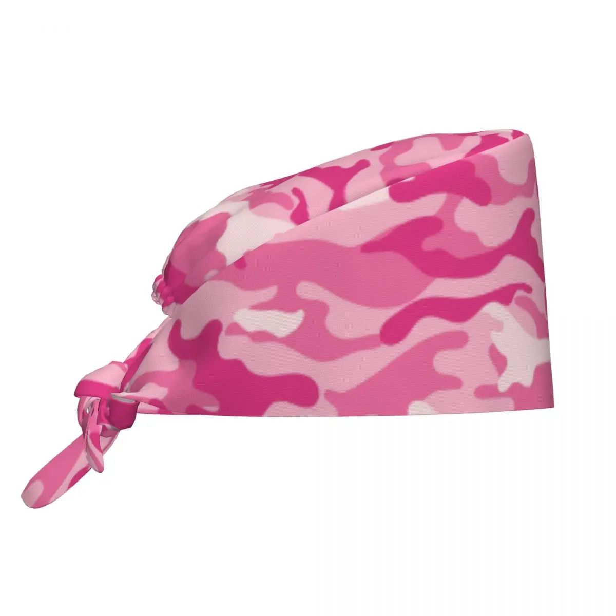Gorros exfoliantes de camuflaje rosa, gorros quirúrgicos de enfermería para operador Vintage para hombres y mujeres, gorros de trabajo de enfermería para el cuidado de mascotas