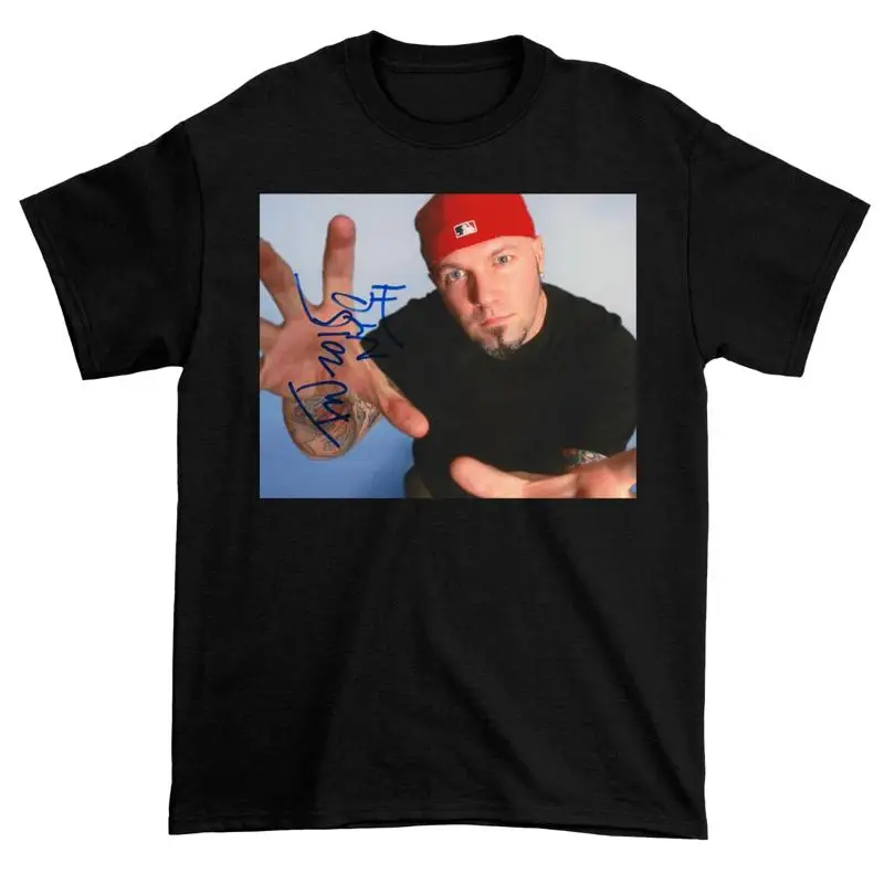 

Fred Durst Limp Bizkit signed T shirt Black All Sizes S 5XL JJ3630