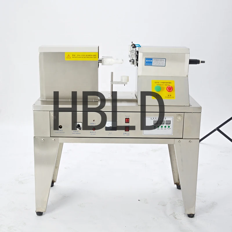 Manual Ultrasonic Plastic Toothpaste Tube Sealing Machine Cosmetic Lotion Tube Heat Sealer for Business & Industrial Use
