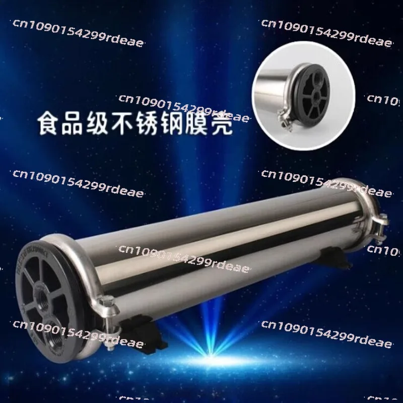 4-inch 1-Core 304 Stainless Steel Membrane Housing 4021/4040/4080 RO Membrane Shell for Reverse Osmosis Systems