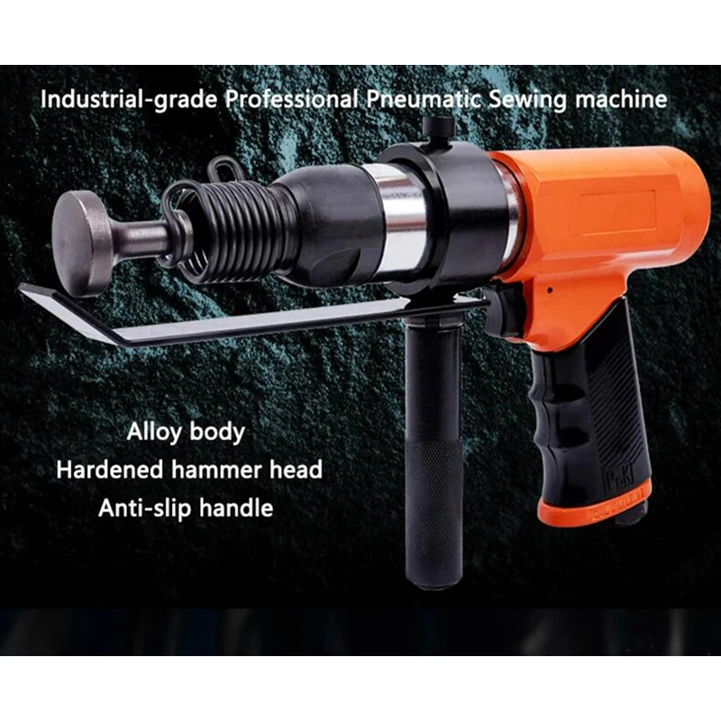 Pneumatic Seaming machine Impact hammer Air hammer knocking vibration Air duct Seaming gun Iron sheet edge Sealing machine