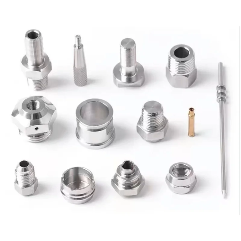 Stainless steel/copper precision machining Industrial / plumbing joint accessories set Multi-form precision mechanical parts