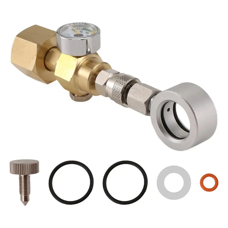 AA94-Soda Water CO2 Refill Adapter For Sodastream Quick Connect Cylinder DIN477 / W21.8-14 /CO2 Tank Valve