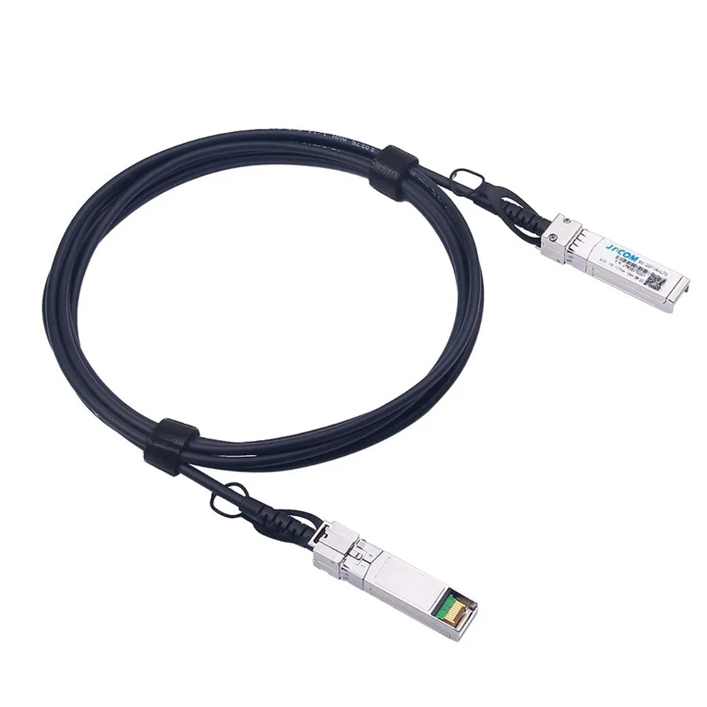 JT-COM 10Gb SFP+ DAC Twinax Cable, Passive,for SFP-H10GB-CU2M, Ubiquiti, Intel, Mikrotik, Netgear, D-Link, 1meters