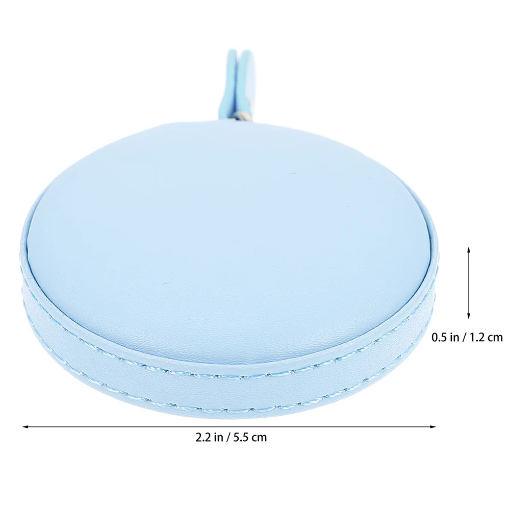 

2pcs Tape Measure Compact Portable Retractable Round Shape Measuring Tool For Sewing Crafting Flexible