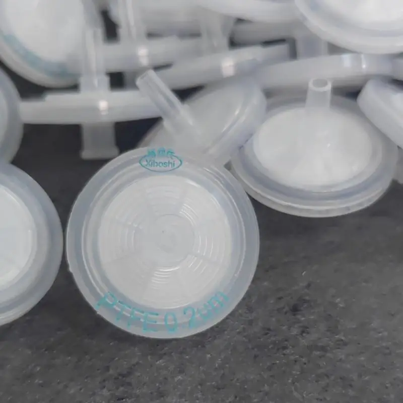 20pcs/lot 13mm 25mm Disposable Micro Sample Filter with 0.2/0.45um Hydrophobic PTFE Membrane Lab Liquid Chromatography