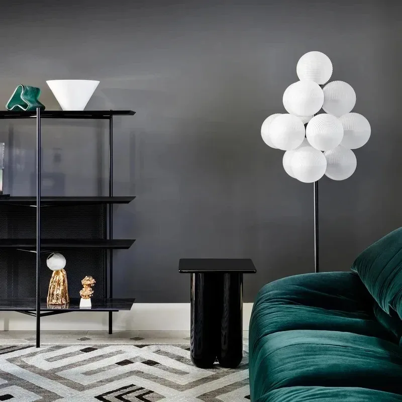 2026 Nordic Postmodern Grape Ball Pendant Light Bedroom Restaurant Fashionable And Creative Bubble Ball Glass Ball Pendant Light