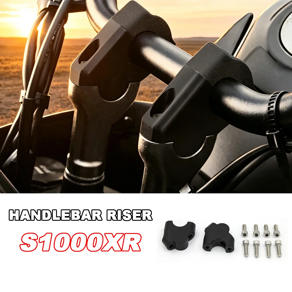 

For BMW S1000XR R1200RT Up And Backwards Motorcycle Handlebar Riser Kits R1250GS R1250RT CNC Aluminum HandleBar Raisers