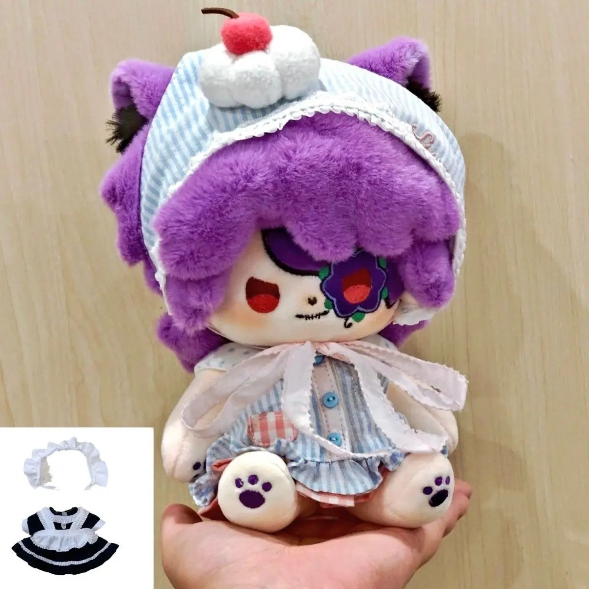 20cm Game Identity Ⅴ Norton Campbell Plush Doll Cotton Body Figures Anime Role Dress Up Plushie Toys Cartoon Pillow Xmas Gift