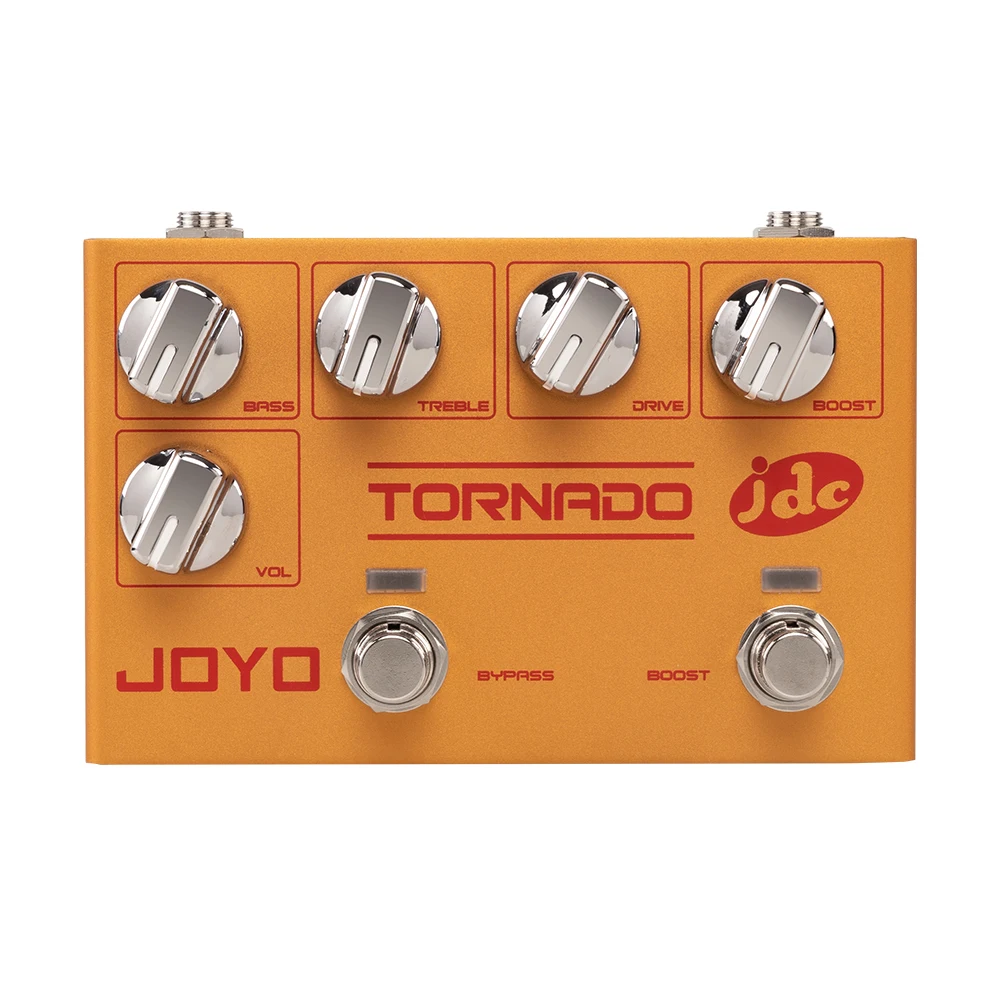 

JOYO R-21 TORNADO Overdrive Pedal Dual Channel DRIVE & BOOST Clean Smooth Rich Overtone Electric Guitar Parts & Accessories