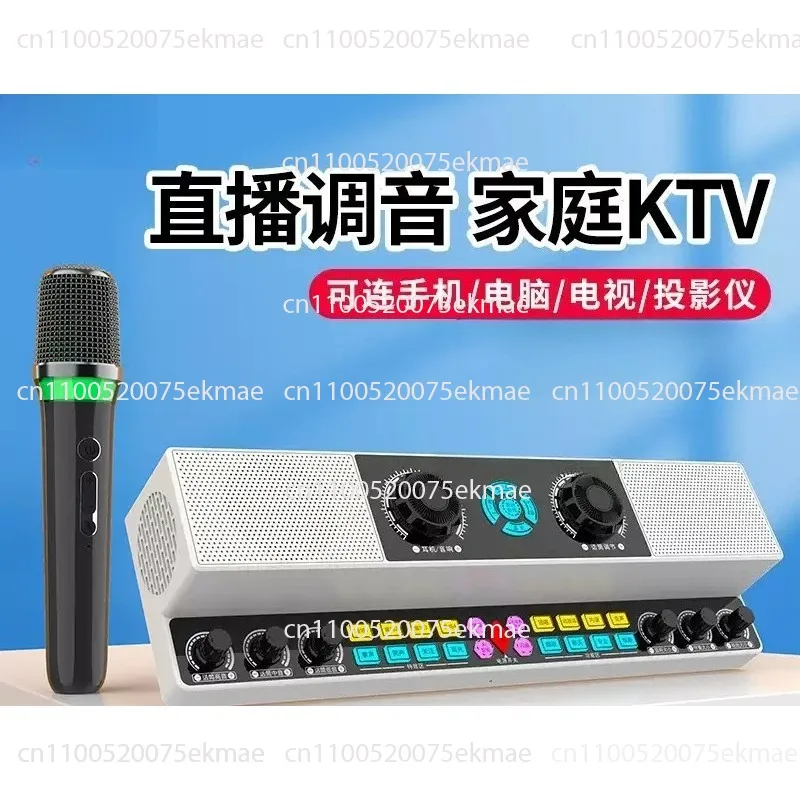 Live Streaming Sound Card and Speaker All-in-One Singing Kit