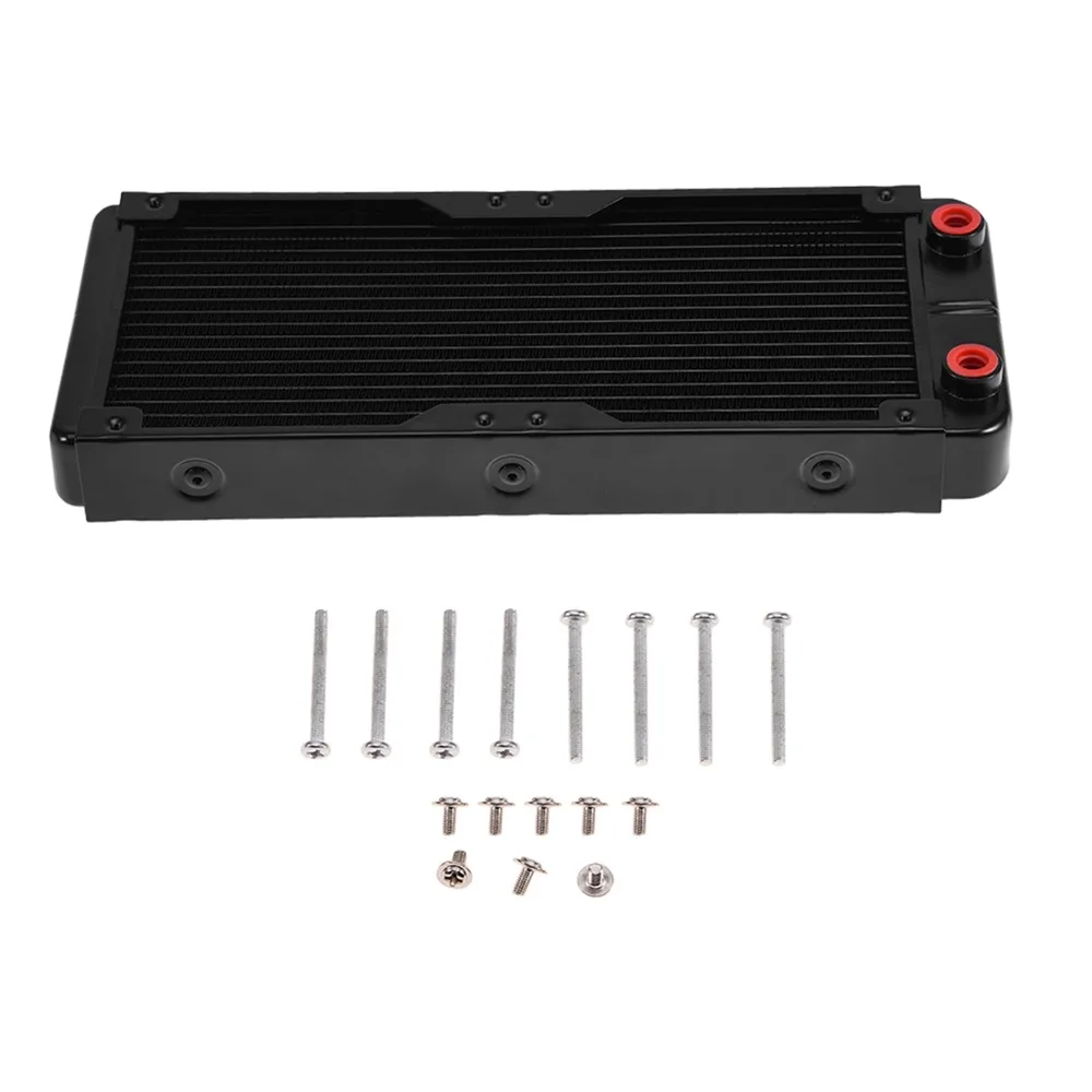 

High Performance G1/4 Port Water Cooling Cooler 240MM Size 18 Tubes Heat Exchanger CPU Heat Sink CPU Cooling