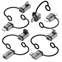 240W USB Type C Adapter Fast Charging Adaptador Otg Data Transfer USBC Connector For Phone Ipad Tablet Cabo Usb Tipo C Converter