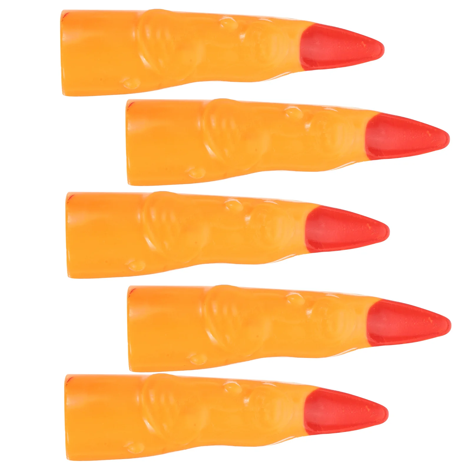 5 قطع من ملحقات الدعائم التنكرية لأصابع الهالوين خدعة الديكور مخالب الرعب المنحنية المزيفة