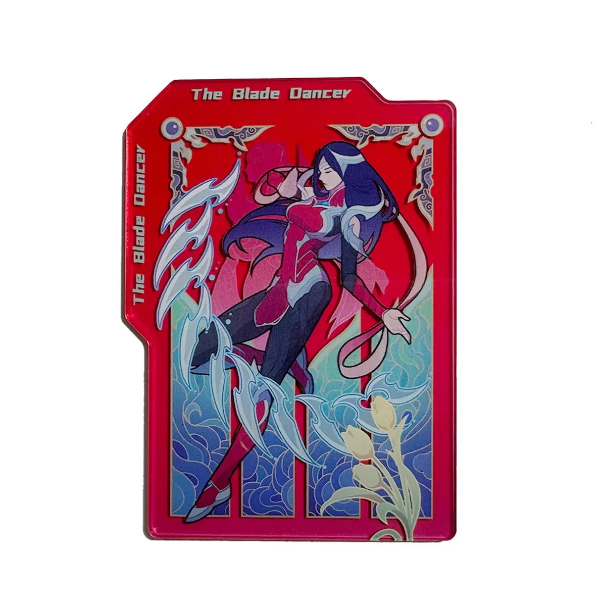 Diy Self Made Cartoon Yone Fiora Laurent Card Divider Acrylic Card Box Baffle Card Box Divider Card Box Baffle Gift Toys