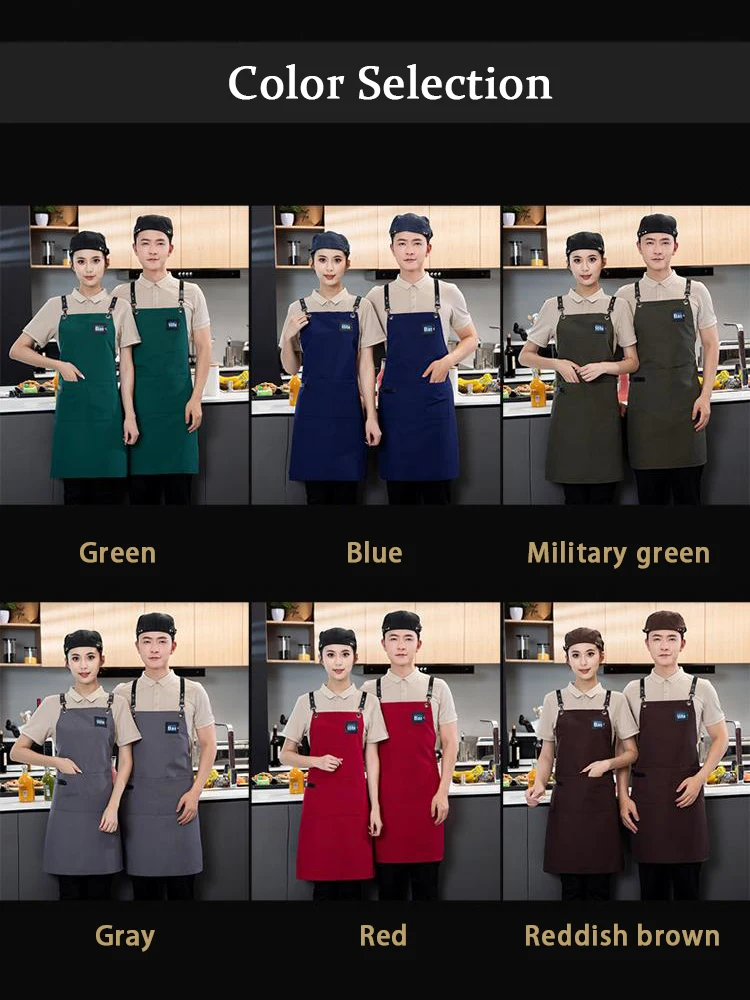 プロ仕様の防水キャンバス作業エプロンカバーオール - ガーデニング、バリスタ、美容師向けの耐久性と防汚性