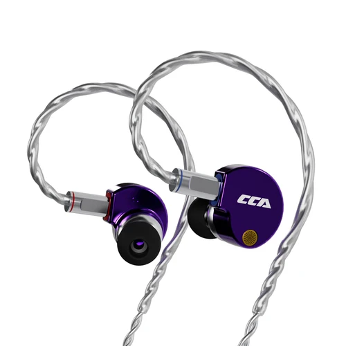 CCA Phoenix-auriculares HiFi con unidad dinámica, cascos con diafragma LCP, cancelación de ruido, Cable reemplazable de 2 pines, auriculares con cable para videojuegos