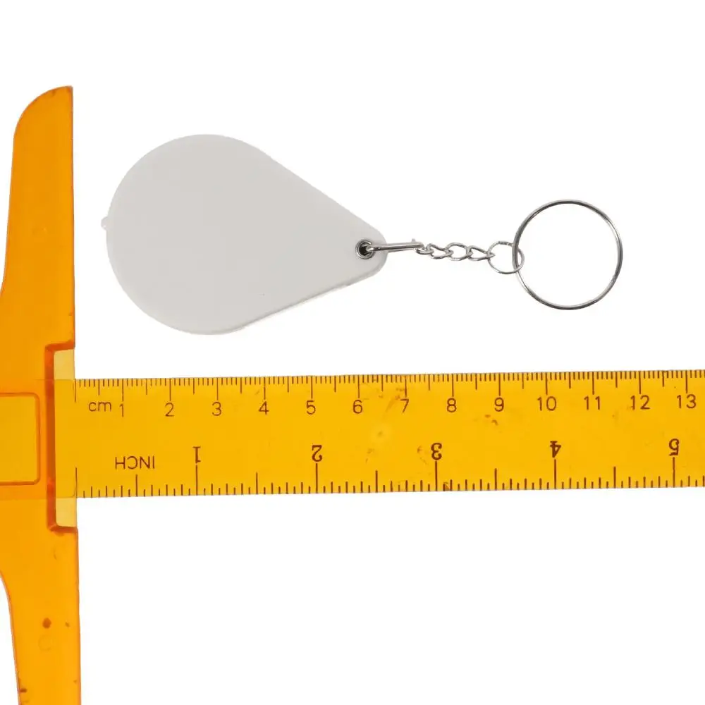 Clear High Definition Reader Portable Lightweight Magnifying Glass Fold Keychain Reading Tools Older
