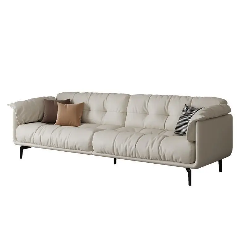 

Italian, minimalist, leather, sofa, small apartment, three people, sofa