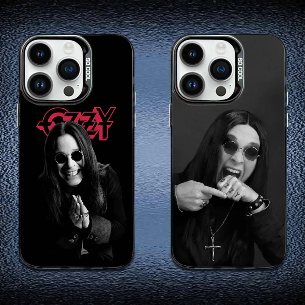 

Rock Band O-Ozzy Osbourne Phone Case For iPhone 16,15,14,13,12,11,Mini,Pro,E,MAX Black Candy Matte Shockproof Cover