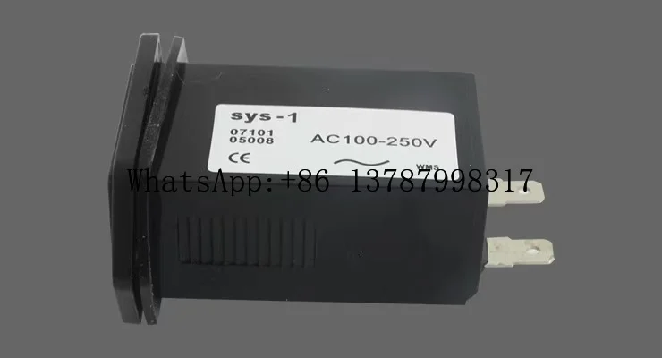 1PCS 6 Digits 100-250V AC Hour Meter,Complete Sealed Quartz Timer Counter SYS-1 12V 24V DC AC 110V 220V
