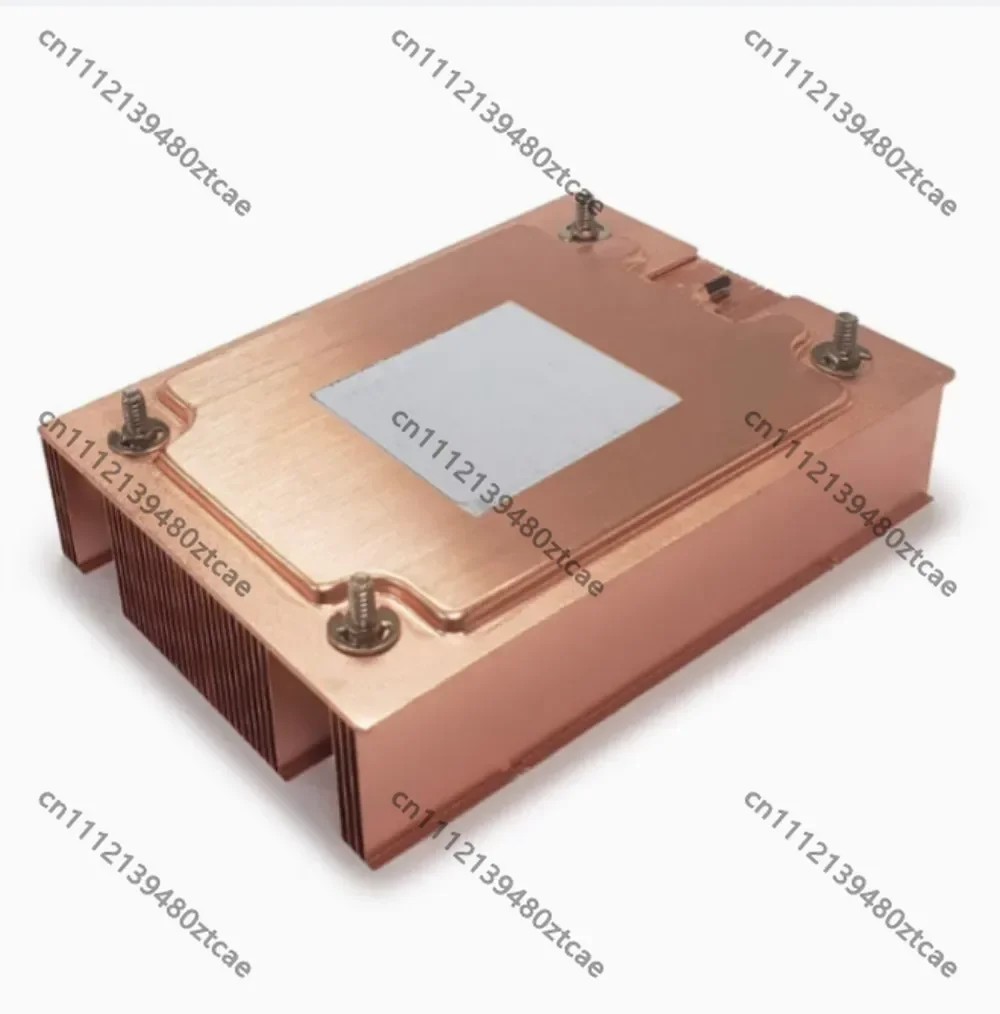 1U Pure Copper VC Server Heatsink Ultra Thin ITX Desktop Cooler for AMD AM4 AM5 Socket