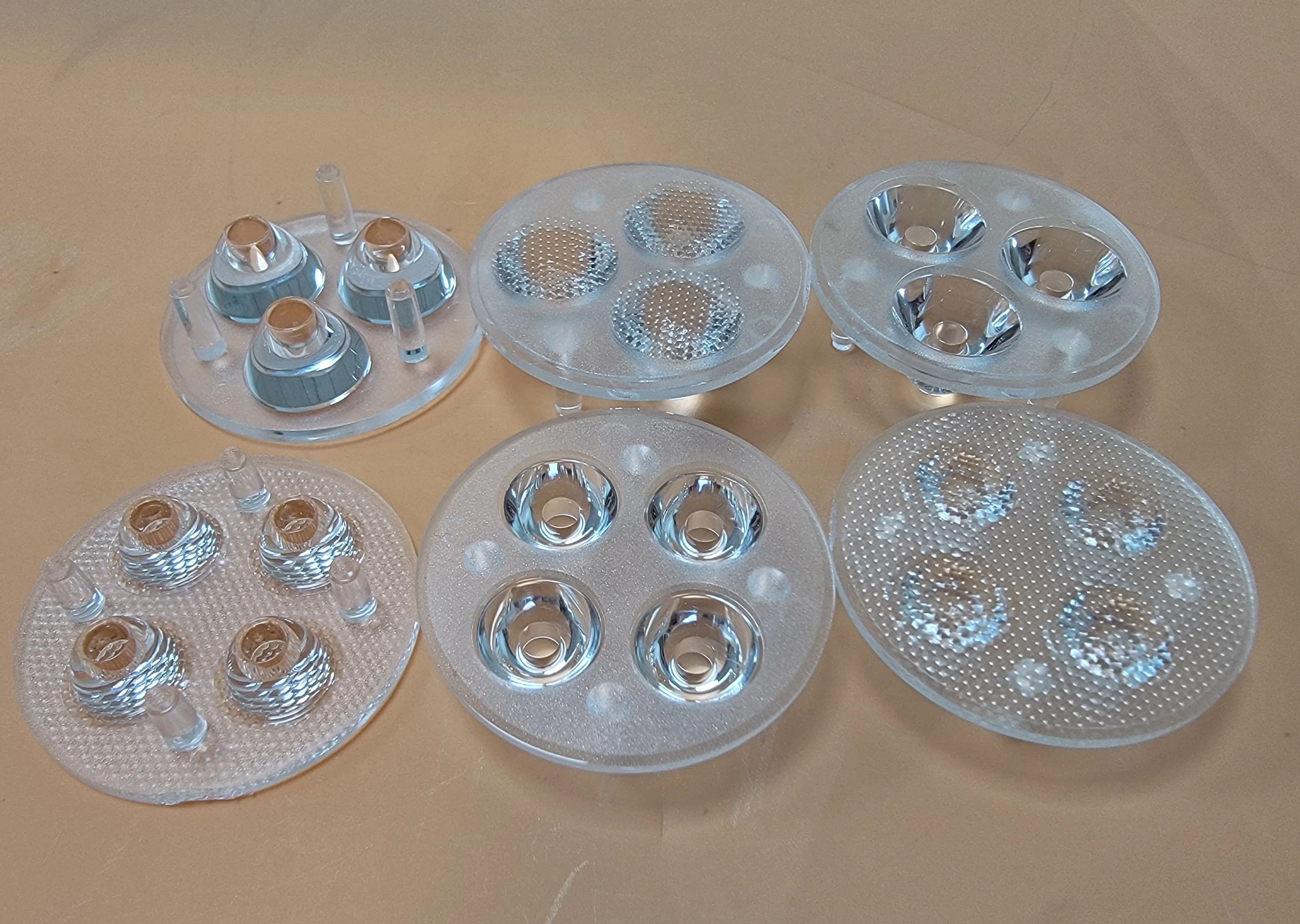 3 LED in 1 lens and 4 LED in 1 lens ,Diameter 35mm 10 25 30 45 60 90 degrees 3030 3535 LENS, XLamp XPE2 ,XPG2 lens