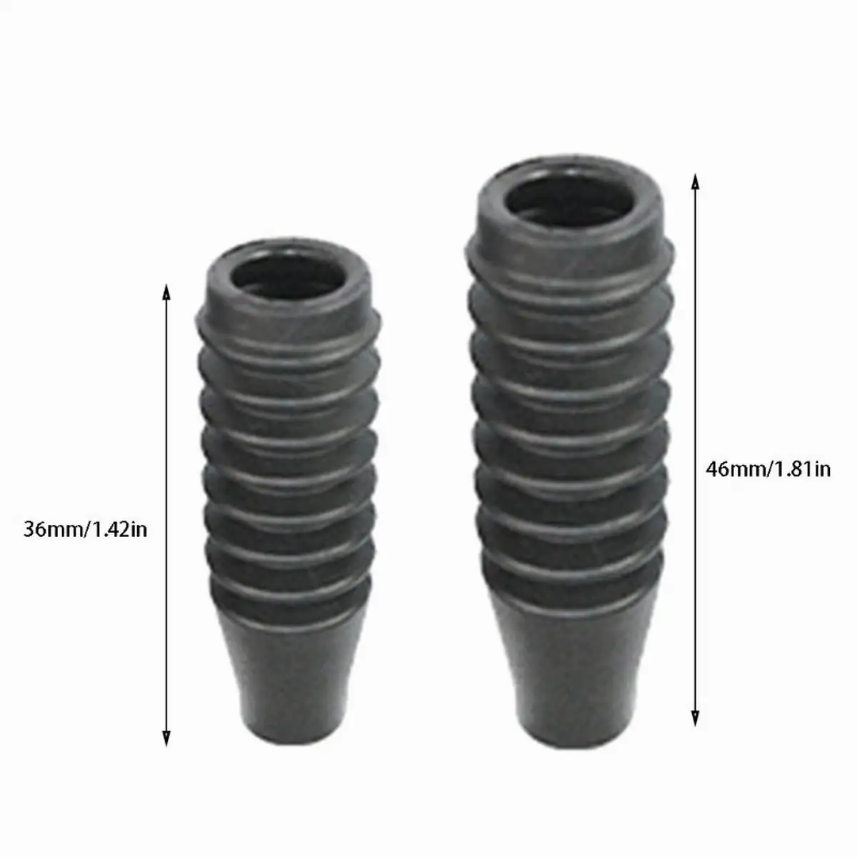 4Pcs Absorber Shock Damper Dust Cover RC Car Parts for 1:8 RC4WD HSP DHK RC Car Off-Road Crawler Car Accessories 36mm 46mm D