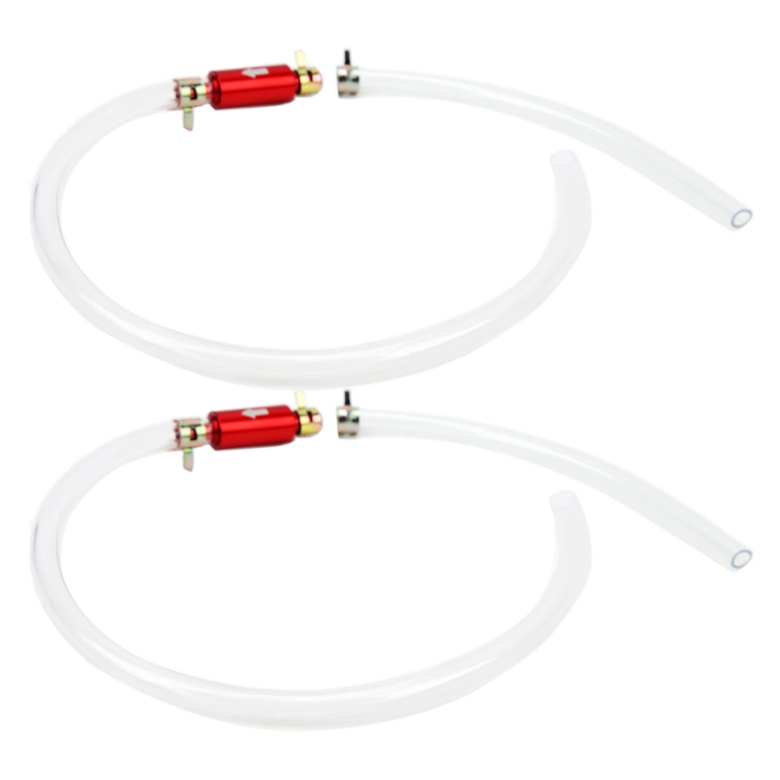 2pcs Brake Bleeder Hose 6MM One Way Check Valve Tube Bleeding Tool Kit Wear Resistant Universal for Motorcycle Car view 6