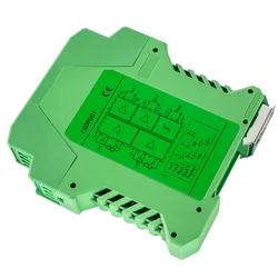 PT100 0-100℃ 0-200℃ to 4-20mA 0-10V 0-5V Temperature Signal Converter 2 In 2 Out PT100 Signal Transmitter DIN PT100 Repeater