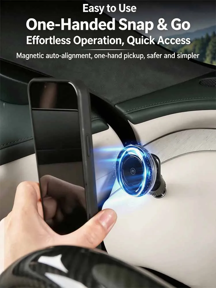 Suporte de Celular para Carro Lado Esquerdo com Furo Original para SAIC Shangjie Z7 Z7T 2026, Acessórios de Interior Automotivo
