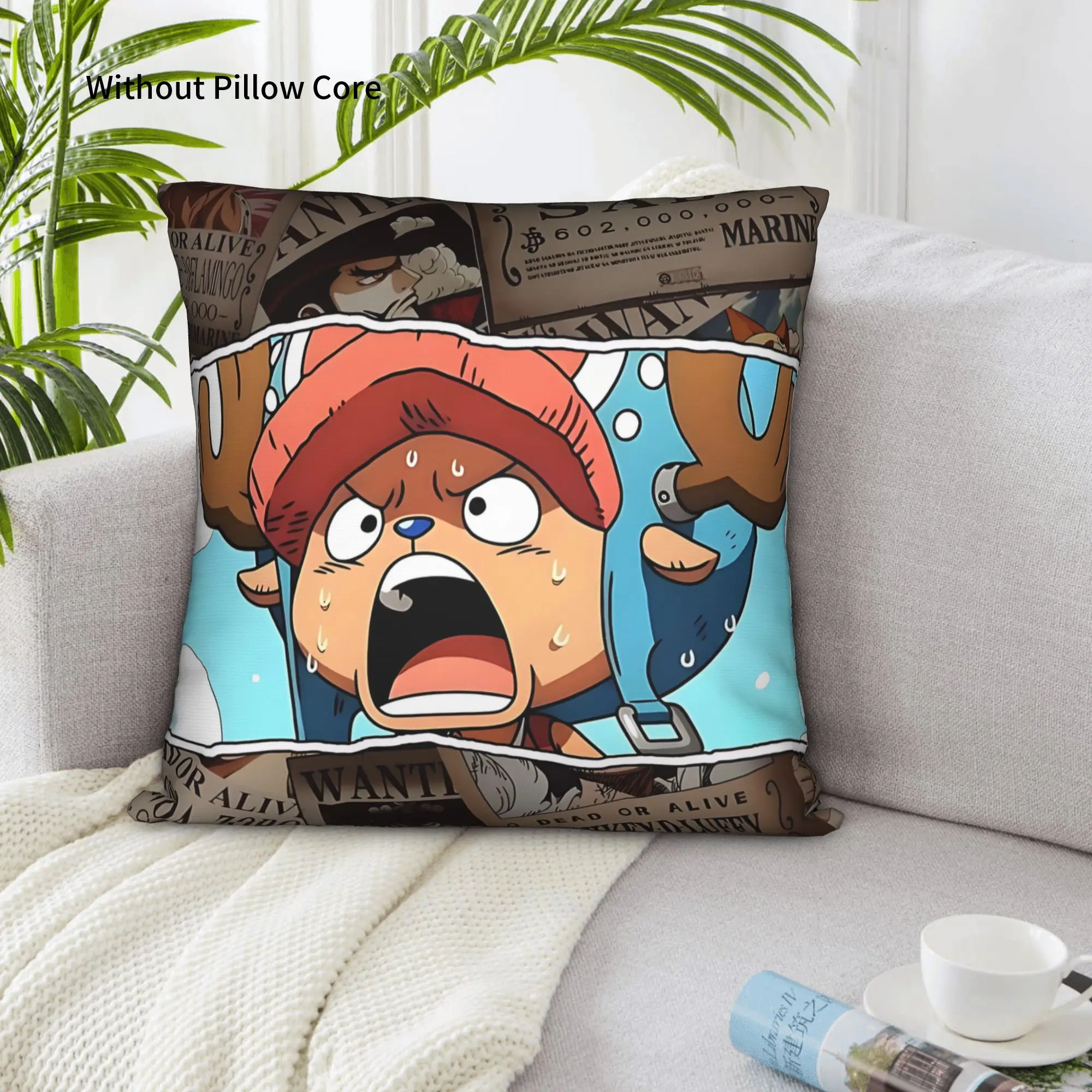 1PC Anime One Pieces Theme Pillow Case Double-Sided Printing  Sofa Cushion Bedroom Bedside Pillow