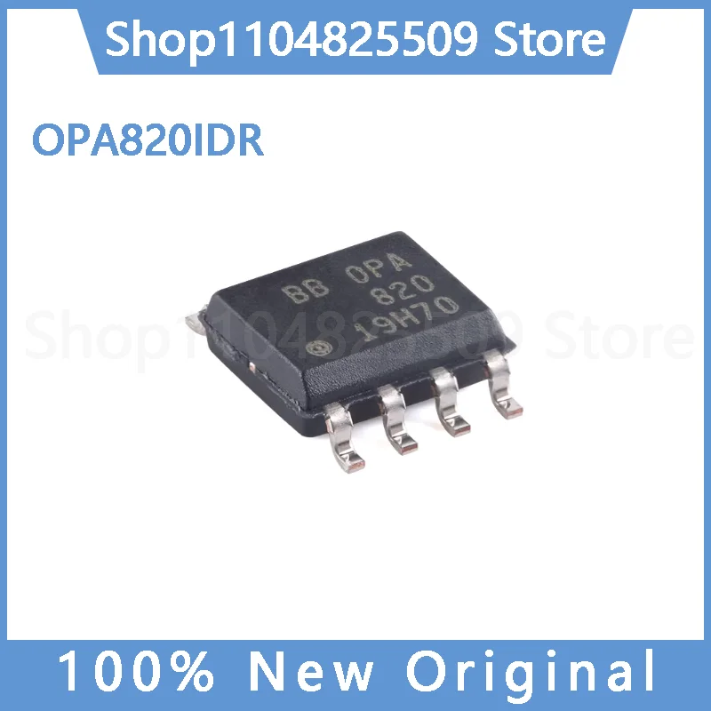 (5~30pcs) pcs 100% Original New OPA820IDR — SOIC-8, Unity-Gain Stable, Low-Noise Voltage-Feedback Operational Amplifier IC