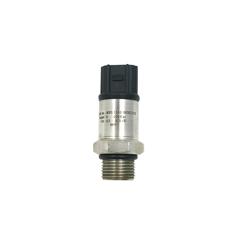 For New  high pressure pressure sensor short flat insert 60217140 for SY215 SY245 diesel engine Excavator Accessories