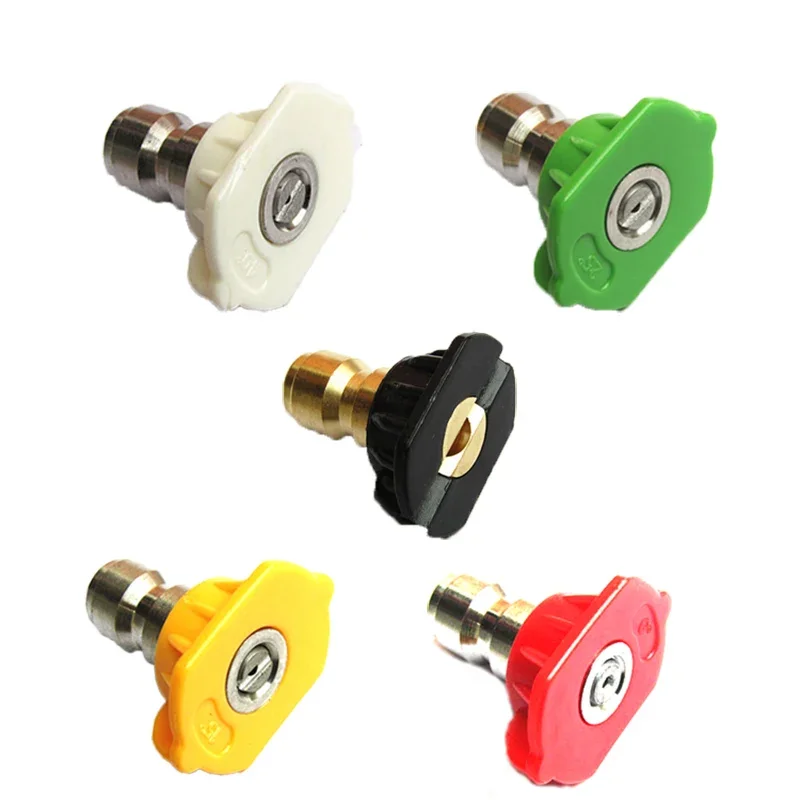 Pressure Washer Gun Car Washing Gun With 5pcs Soap Spray Nozzles 14mm M22 Socket 1/4\