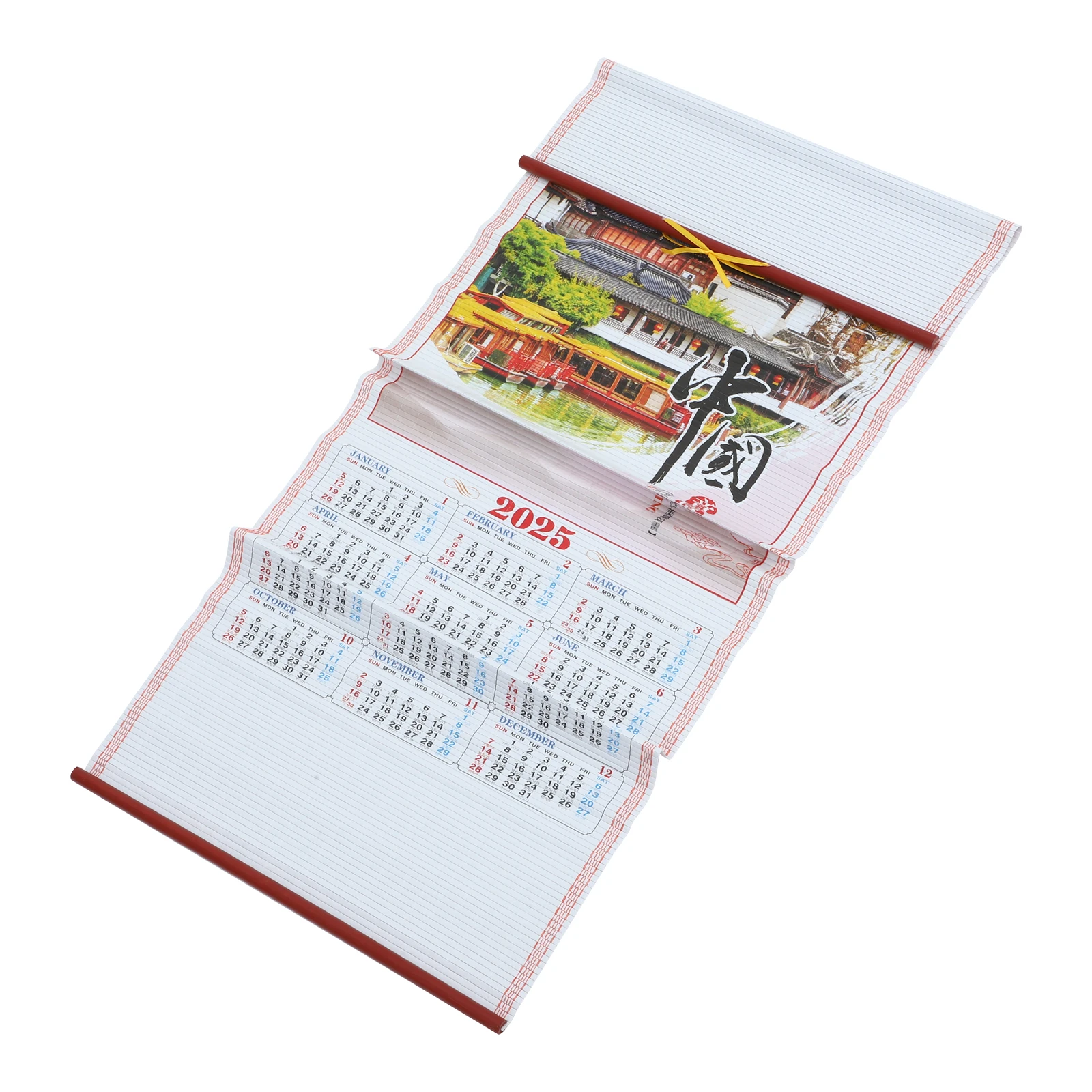 

Chinese Wall Scroll 2025 Snake Year Hanging Calendar For Home Office Decorative Planner Journal Household Wall Calendar