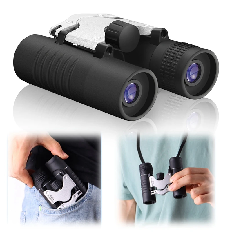 TOP 8X21 High Powered Binoculars Easy Focus High Definition Large Field View Binoculars For Bird Watching Concert Theater