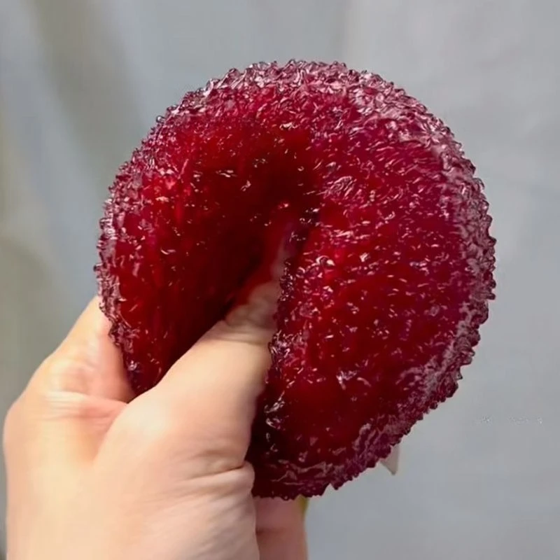 Realistic TPR Artificial Bayberry Fruit Model for Kitchen Home Decor Bakery Display Photography Props