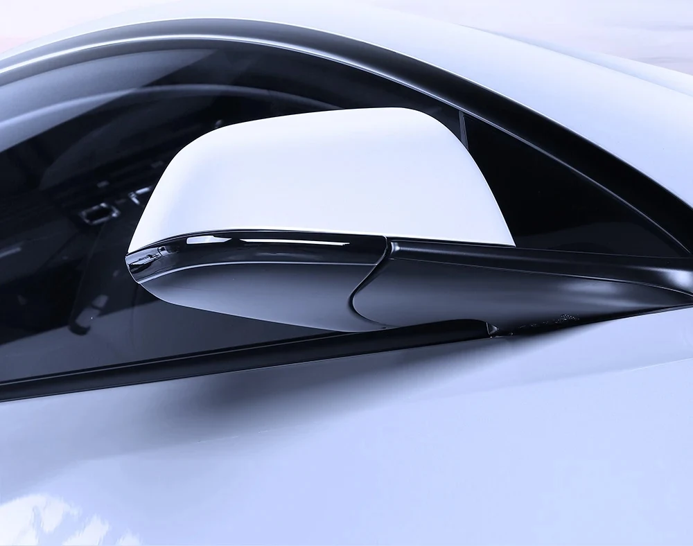 YZ Rückspiegel-Antikollisions-Zierleiste für Tesla Model 3 Highland / Model Y Juniper 2020-2025 Kratzschutz-Aufkleber-Abdeckung – Detail 2