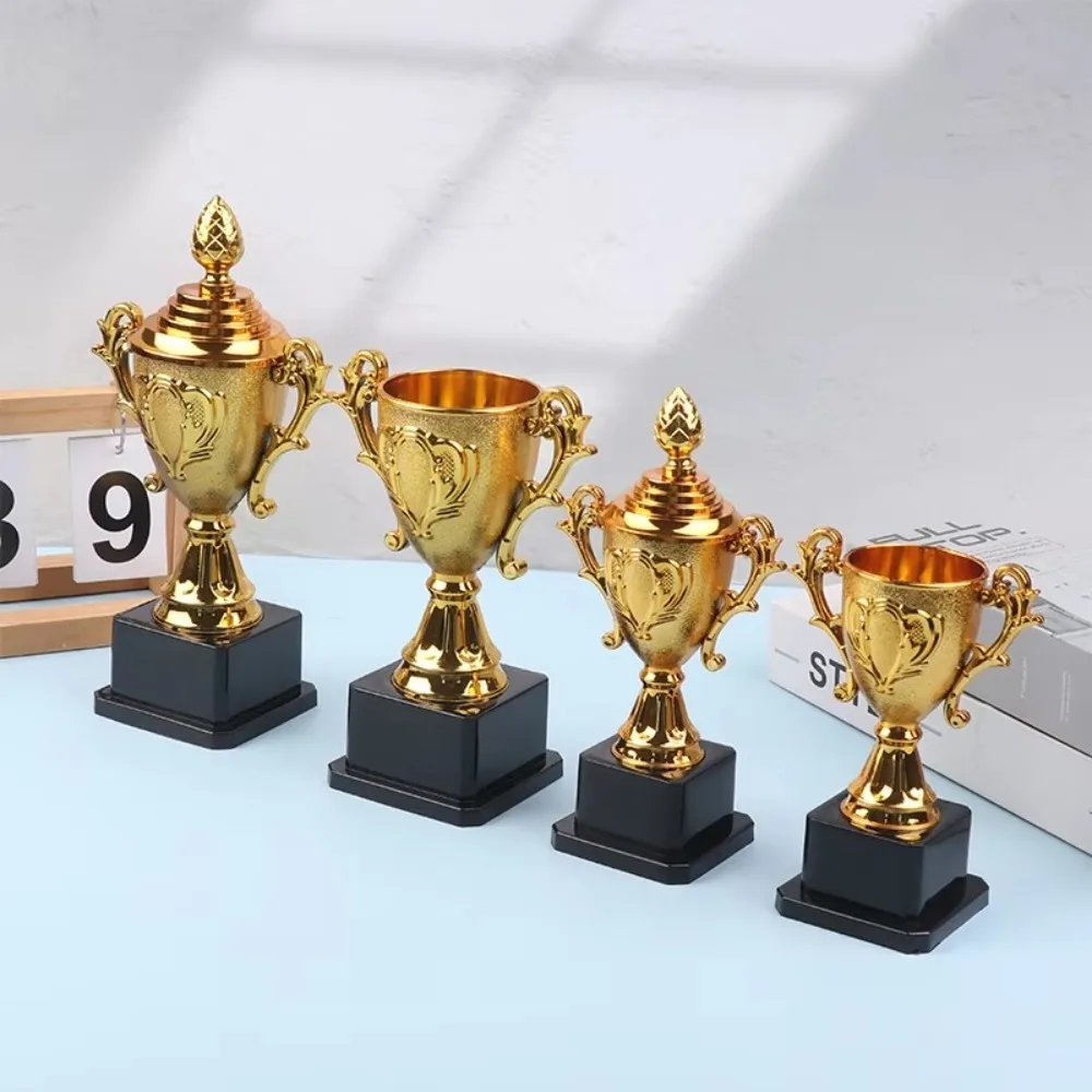 Gold Awards Trophy Children's Dancing Competition Small Prize Cup Craft Souvenirs Plastic Model Winner Award Trophy