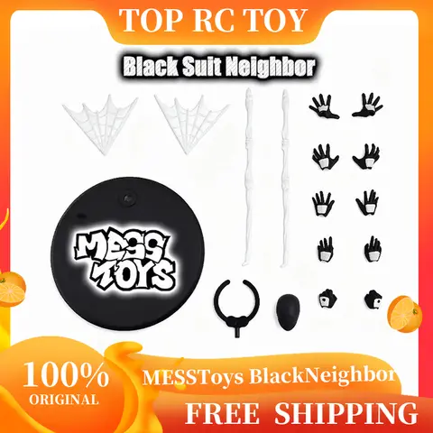 Original Mess Toys Black Suit Neighbor Messtoys Movie Accessories Kit Symbiote Anime Action Figure Figrine Model Gift Fans Toys