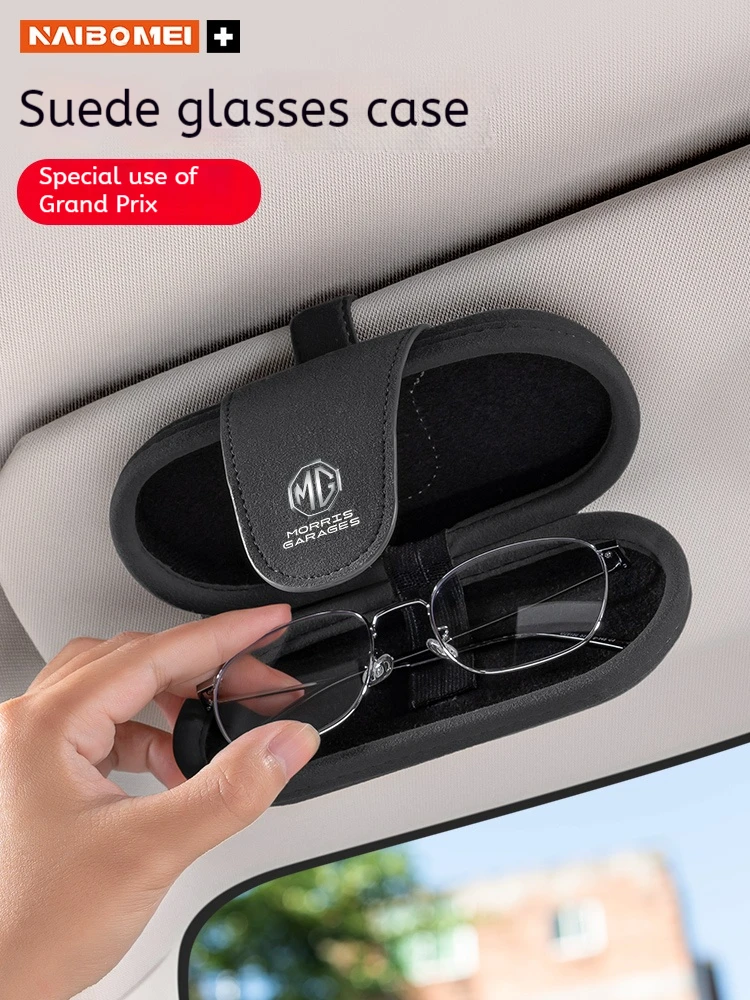 

For MG MG3 HS ZS EV 3SW MG4 MG5 MG6 MG7 ZR EHS EZS GS GT X Power Car Visor Glasses case Sunglasses case Glasses Storage case