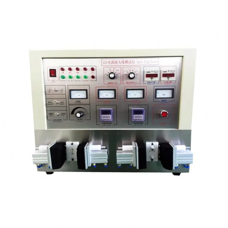 Power cord cable testing machine  AC high voltage hi pot plug cable tester